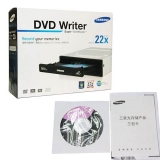 三星 SH-222BB 22速 串口 DVD刻录机 （黑色）