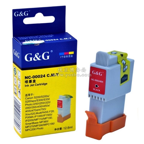 格之格 NC-00024C/M/Y 彩色墨盒 兼容佳能（Canon）