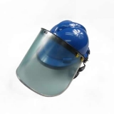 防护防冲击面罩 PC防尘 面屏 配安全帽用 